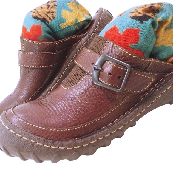 Born Handcrafted Footwear MJ18 Utility Slide -8M Comfort Strap Duty-Tread Brown - Picture 7 of 12